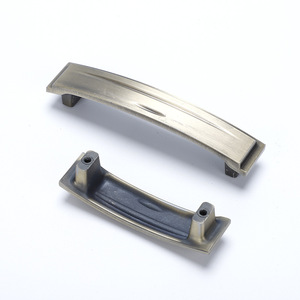 H-602 Cabinet Handle Bar Zinc Alloy European Style <b>Wardrobe</b> Drawer Pull 96128 <b>Single</b> Hole Durable - Product Image 1