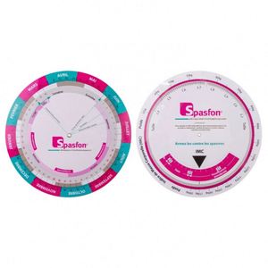 Medical Pregnancy and Bmi Calculator <b>Wheel</b> <b>Plastic</b> Promotional Tape Measures - Product Image 6