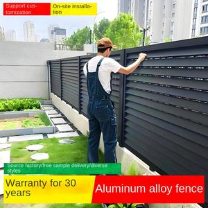 Barandilla de Aluminio con Rejilla para Patio, Villa, Jardín Pequeño, Balcón, Uso en Exteriores - Product Image 3