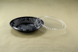 Scatola Rotonda per Torte King Star Usa e Getta 8/10/11 Pollici Scatola <span class=keywords><strong>in</strong></span> <span class=keywords><strong>Plastica</strong></span> per Torte <span class=keywords><strong>con</strong></span> <span class=keywords><strong>Coperchio</strong></span> a Cupola Trasparente <span class=keywords><strong>Vassoio</strong></span> per Torte di Compleanno - Product Image 3