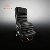 Table de beauté multi-positions avec dossier réglable, conception ergonomique pour un confort client ultime en massage et en esthétique