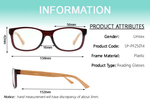 <span class=keywords><strong>Gafas</strong></span> de Lectura Shoneray SP-PF25014 2026, Anti Luz Azul, <span class=keywords><strong>Presbicia</strong></span>, Unisex, para <span class=keywords><strong>Hombre</strong></span> y Mujer, 1.0 <span class=keywords><strong>1.5</strong></span> 2.0, Color Madera, Diseño Diamante - Product Image 4