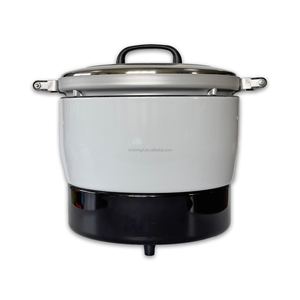 Cuiseur à riz à gaz automatique 7L à usage commercial d'hôtel avec couvercle en acier inoxydable non électrique Pot intérieur en aluminium épais - Product Image 6