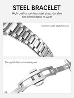 Montre squelette mécanique en acier inoxydable, verre de haute qualité, montre-bracelet automatique de luxe personnalisée pour homme, squelette professionnel