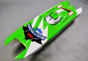 E52 - Lancha de Carreras RC de Fibra de Vidrio con Motor de <span class=keywords><strong>Gasolina</strong></span> de 30cc, Catamarán, Sistema de Radio, Servos, Hélice, Juguetes para Niños - Product Image 5