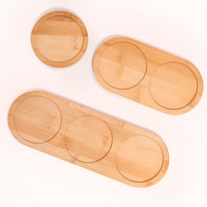 Großhandel: Modernes, umweltfreundliches Bambus-Gewürzset mit Deckel, Löffel und Tablett – Gravierte Teller für Partys - Product Image 4
