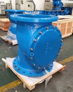 DN50-DN300 PN10 PN16ダクタイル鋳鉄ラバーフラッパースイングチェックバルブ - Product Image 6