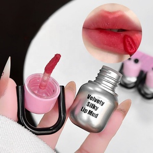 Nouveau design, mini gloss à lèvres en velours mat, longue tenue, haute saturation, maquillage pour les lèvres <span class=keywords><strong>bio</strong></span> et végan pour un usage quotidien - Product Image 4