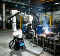 Robot de soudage collaboratif à 6 axes, prix d'usine, bras de robot de soudage automatique MIG, cobot pour la soudure de l'acier inoxydable et de l'acier au carbone