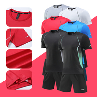 Uniforme de Football Jaune Rouge Noir Maillots de Football en Vert Noir et Or Maillot de Football Maillot de Football Brésilien
