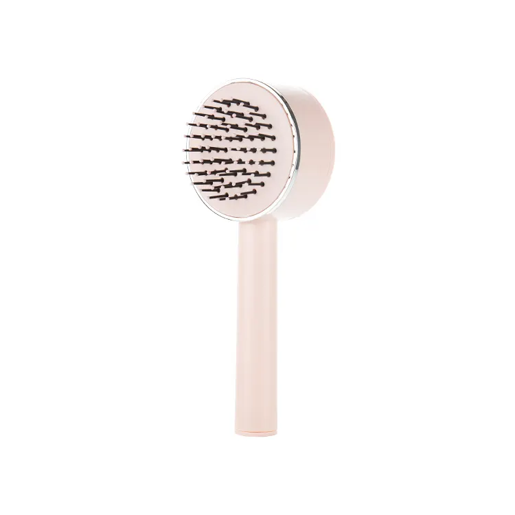 Gloway Hot Sale Oem Manual Cleaning 3D Air Cushion Massager Wet Or Dry Detangling Brush Quick Self Cleaning Hair Brush For Women