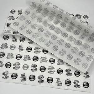Good Compression Fast Food <b>Wrapping</b> Packaging Hamburger Wrapper With Greaseproof - Product Image 6