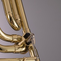 Bb Trombone Gold Lacquered Surface Brass Wind Instrument
