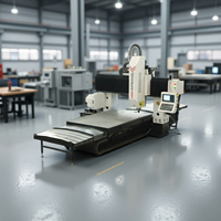 Fresadora CNC de pórtico Tongbang DSK1632 con control GSK, husillo BT40 y mesa de trabajo de 1600x3200mm para personalización profesional de letreros publicitarios