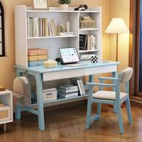 Ensemble de bureau et chaise d'étude moderne haut de gamme, couleur bois naturel, table d'étude pour enfants, pour la maison, l'école, les adultes