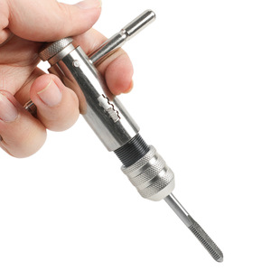 Dr. Clé à cliquet réglable géante pour taraudage manuel M3-M8, en acier chromé, accessoire de taraudage - Product Image 1