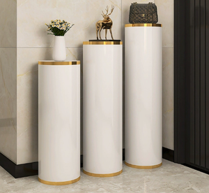 Rotating new steel personalized vertical luxury 360-degree circular cylindrical shoe rack and shoe cabinet - Product Image 6