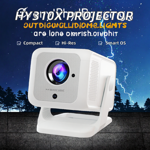 Cho hy310x <span class=keywords><strong>Mini</strong></span> Home chiếu 1080P <span class=keywords><strong>Android</strong></span> 11 thông minh LED đèn với 4K hỗ trợ thiết kế di động 420 lumens - Product Image 3