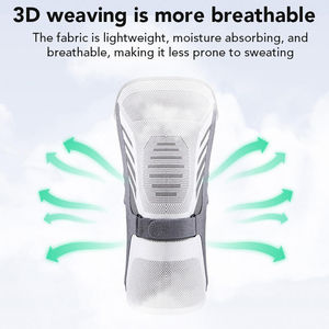 Genouillère respirante en tissu 3D avec stabilisateur antidérapant en silicone pour le soulagement des douleurs articulaires et la rééducation de l'arthrite - Product Image 2