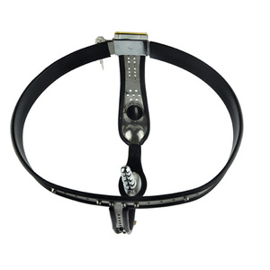 Dispositivo di cintura di castità in acciaio inox per uomo biancheria intima Fetish mutandine regolabile per castità Gag Sex Toys con spina <span class=keywords><strong>anale</strong></span> - Product Image 3