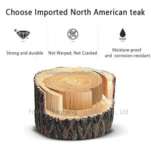 2025 bois massif teck canapé nordique extérieur cour Villa <span class=keywords><strong>Simple</strong></span> café meubles bambou sièges extérieur canapé artistique - Product Image 4