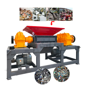 Wide Application Double Shaft Shredder Machine Mattress Bulky Waste Shredder Plywood Veneer Waste Laptop Shredder - Product Image 1