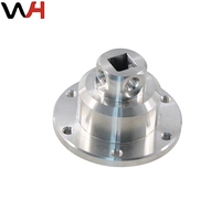 Accouplement à bride usiné CNC en alliage d'aluminium et acier inoxydable, diamètre intérieur 12 mm, type fixe, connecteur d'axe de perçage pour RC