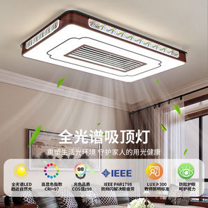 Zhongshan Lighting Ceiling <b>Fan</b> Light Led Flush Mount 220V For Living Room Bedroom Ultra Quiet With Plastic Blades - Product Image 1