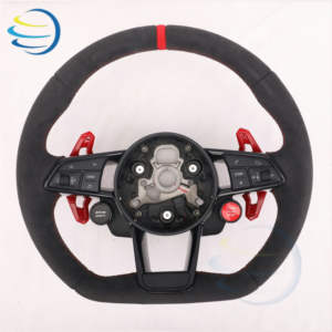 Volant chauffant en cuir pleine fleur pour <span class=keywords><strong>Audi</strong></span> A3 A4L A5 A6L A7 Q2L Q3 Q5 Q5L Q7 <span class=keywords><strong>TT</strong></span> TTS <span class=keywords><strong>Coupé</strong></span> <span class=keywords><strong>TT</strong></span> Roadster <span class=keywords><strong>TT</strong></span> <span class=keywords><strong>RS</strong></span> - En stock - Product Image 6