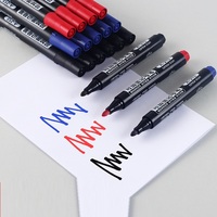 Marqueur permanent grande capacité personnalisé, encre indélébile, noir, rouge, bleu, marqueur logistique imperméable
