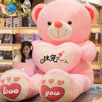 Ours en Peluche Lesté Tendance CE/ASTM 2025, Grande Taille, Styles Marron Violet Rose, Jouets Animaux Personnalisés, Oreiller de Relaxation Anti-Stress