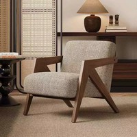 Fauteuil simple Richard OEM ODM, fauteuil d'appoint, fabricant, couleur et tissu personnalisés pour projets hôteliers et villas, vente en gros VLranlife