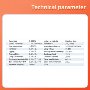 أداة محمولة باليد + الحمل والعمود اختبار قوة ضغط مستشعر للوزن بسعة قابلة للتكيف HX711 0-، القطر: 20 - Product Image 2