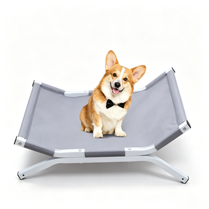 Lit pliable pour animaux de compagnie, portable, en tissu Oxford, design minimaliste, utilisation en intérieur pour chiens, amovible, lavable, forme rectangulaire, toutes saisons - Product Image 5