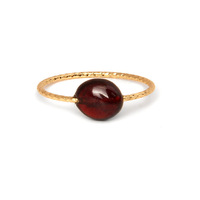 Bague en Gros Pierre Naturelle Réglable Pierre de Naissance Bague Or 14 Carats Femme Brut Améthyste Quartz Rose Cristal Bagues pour Femme