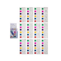BECOL Neuerscheinung kreativer DIY-Kindergarten-Graffiti-Malerebuch tragbares Aquarellmalerebuch mit Pigmenten für Kinder