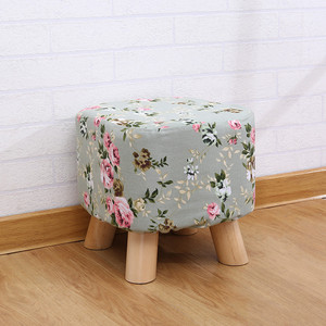 Commercio all'ingrosso di alta qualità per bambini sgabello scarpa soggiorno panchina rotonda sgabello di <span class=keywords><strong>legno</strong></span> - Product Image 2