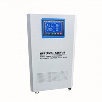 Stabilisateur de tension automatique intelligent à servomoteur TNS 30KVA triphasé AC en cuivre haute précision
