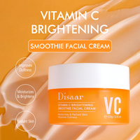 Crème faciale premium à la vitamine C, smoothie, acide hyaluronique biologique, éclaircissante, hydratante, peau foncée, meilleure crème pour le visage pour une peau claire