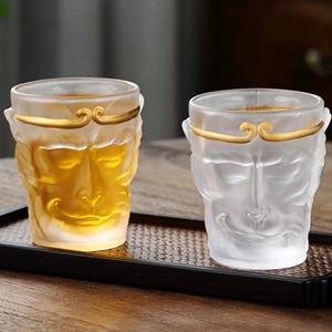 Venta caliente 110ml Nuevo estilo Diseño creativo Resistente al calor Monkey King Glass Cup - Product Image 4