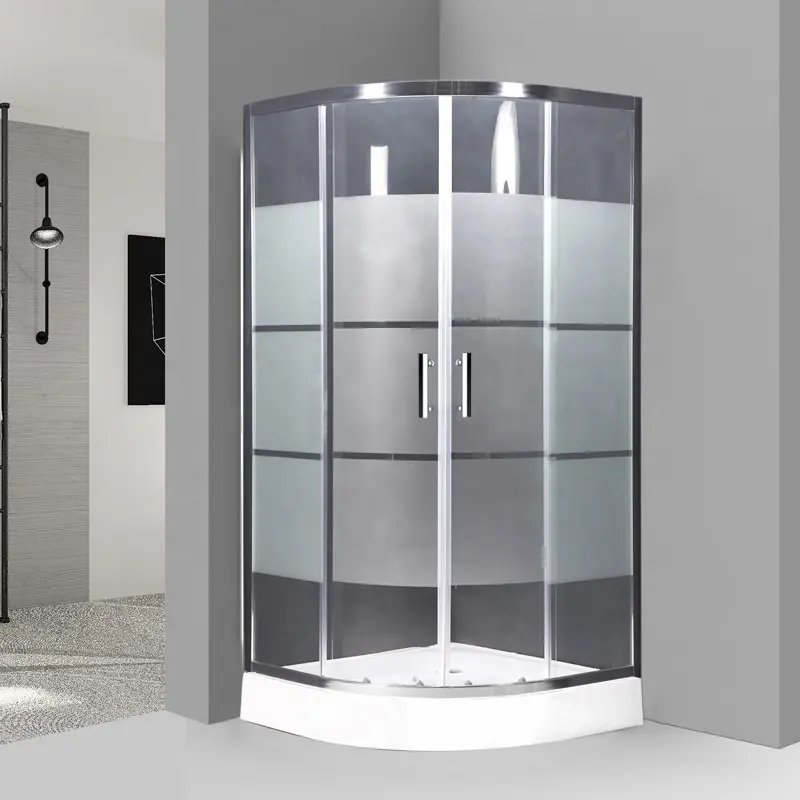 Cabina de ducha de estilo lujoso para baño, nuevo diseño, cristal templado, cabina de ducha completa