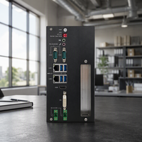 Ordinateur industriel sur rail DIN, chipset H110, prend en charge les processeurs LGA 1151 de 6e/7e/8e/9e génération, 2 ports LAN avec 1*PCIe X8, large plage de température, CE RoHS IPC