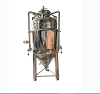 Fermenteur conique en acier inoxydable de qualité alimentaire 100-200 L (26-53 Gal) avec contrôle de température et de pression par PLC pour la fabrication de bière artisanale