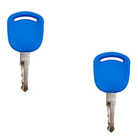 2 clés de contact 14601 82003267 82030143 pour Case New Holland, excavatrice, niveleuse, bulldozer, engins lourds, tracteurs
