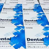 Bloque de Zirconia Multicapa Ivista UT-ML de Grado Premium con 60% de Translucidez y 650 MPa para Proyectos de Rejuvenecimiento Dental