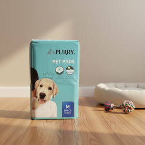 Purry Ingrosso OEM/ODM Tappetini/Pad per Addestramento Animali Domestici in Cotone Ecologico con SAP e Carta Igienica, alla Moda, per Cuccioli 45*60cm, Taglia M - Product Image 3