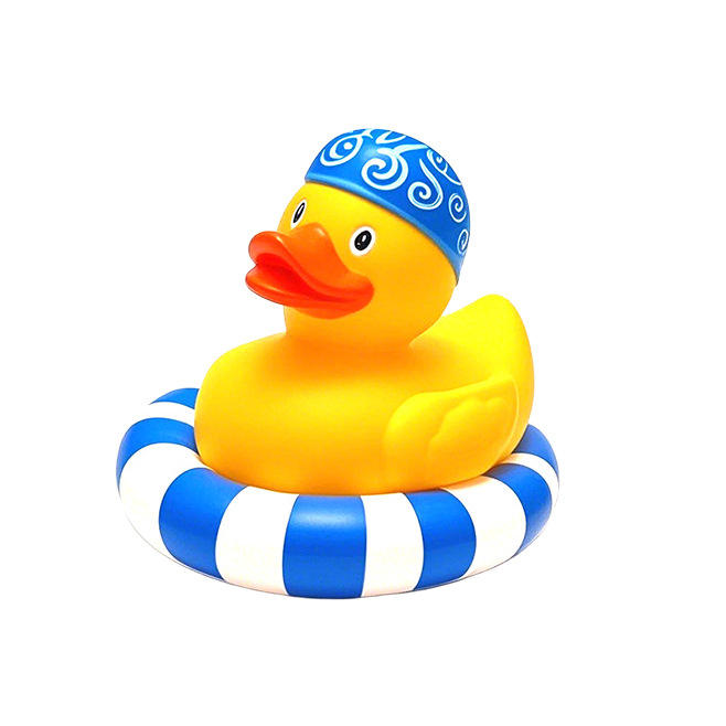 แหวนว่ายน้ำเป็ดสีน้ำเงิน