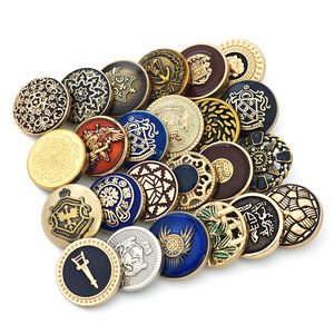 Ropa azul marino Ropa TuxedoMetal Shank Uniforme Blazer Traje de hombre personalizado 30mm abrigo botones de cuerno para Blazers Uniforme Abrigo - Product Image 1