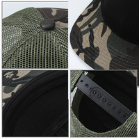 Casquette Trucker en Maille Personnalisable Richardson 935 Dobby Leopard Dot Patch avec Visière Plate Réglable