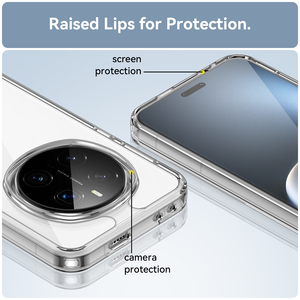 Coque Transparente Anti-Rayures en TPU Souple + Acrylique Rigide Antichoc pour Téléphone Mobile <span class=keywords><strong>Honor</strong></span> Magic 7 Pro, Compatible avec <span class=keywords><strong>Honor</strong></span> Magic 5 6 7 Pro - Product Image 3
